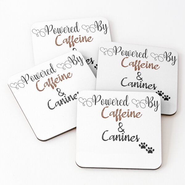 Item preview, Powered By Caffeine And Canines designed and sold by All in One  Design.