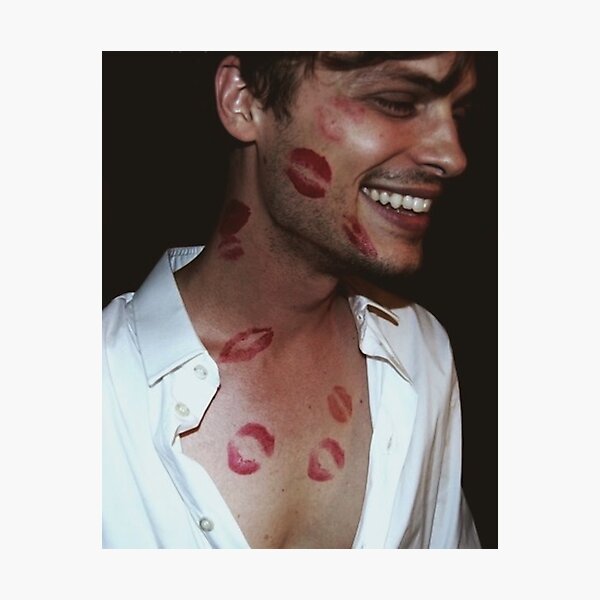 Item preview, matthew gray gubler lipstick stains designed and sold by zaynabsiddiqui.