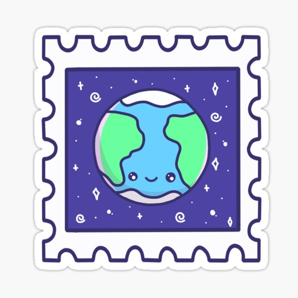 Kawaii Space Stamps - Kawaii Space - Sticker