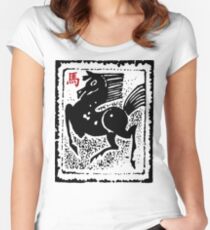 Year of The Horse Women's Fitted Scoop T-Shirt