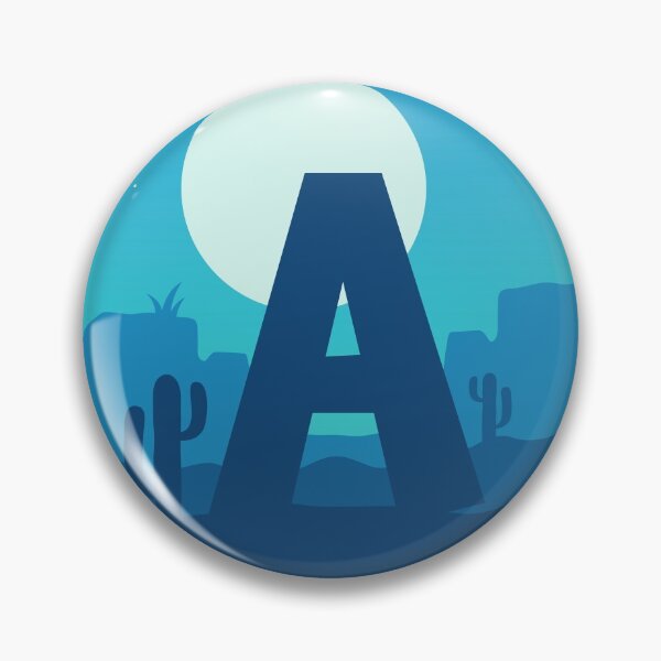 Item preview, Letter A - Blue Sky at Night designed and sold by pixelinga.