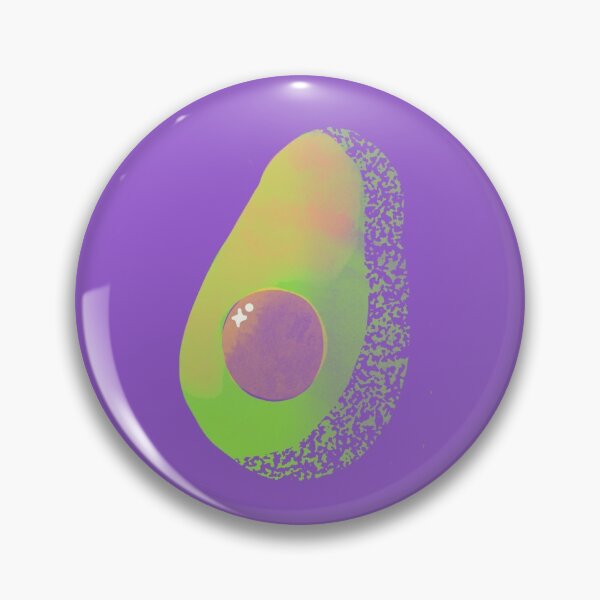 Item preview, Avocado Scatter - Bright Purple designed and sold by TheCurioTable.