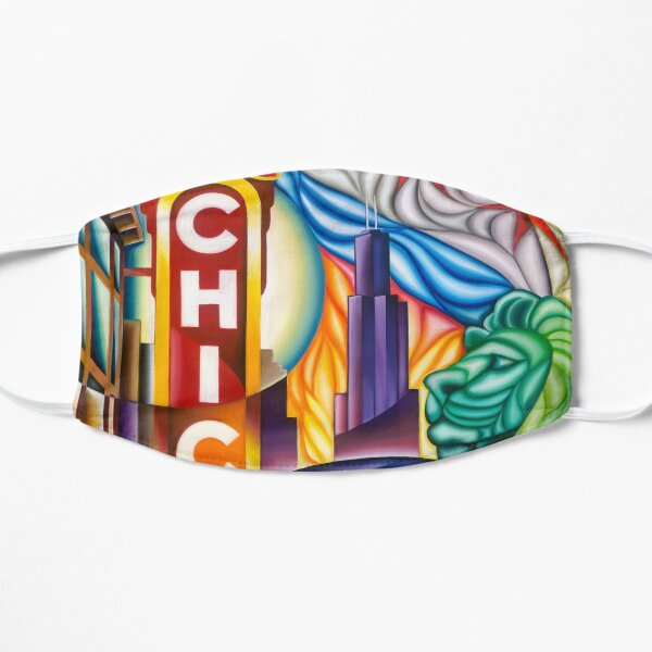 Chicago Landmarks Montage 1 Flat Mask