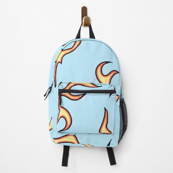 Item preview, pastel blue flame print designed and sold by simptrash.