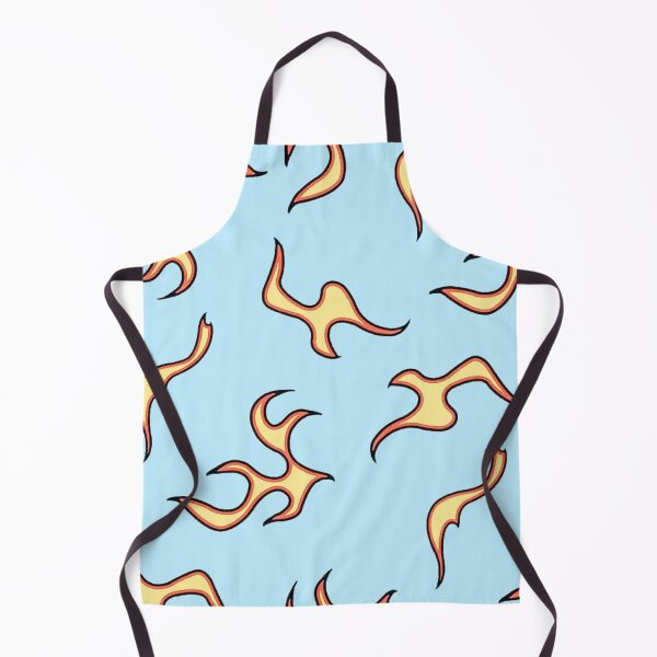 Item preview, pastel blue flame print designed and sold by simptrash.