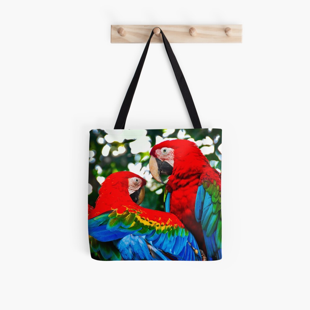 Parrots in love Tote Bag