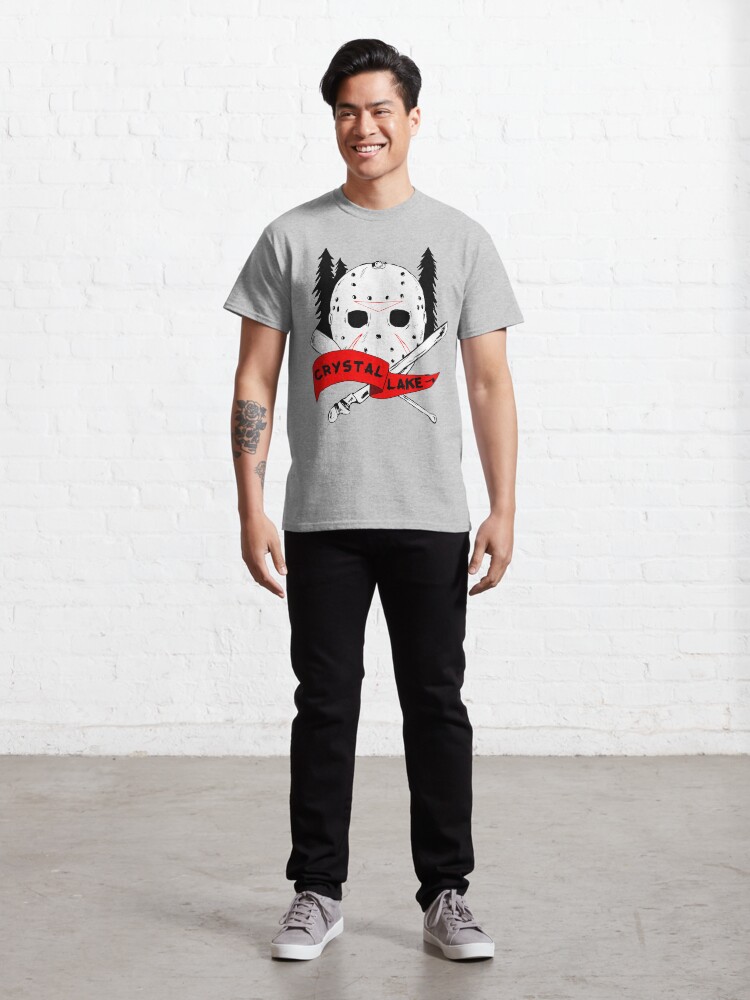 Alternate view of Crystal Lake Cross Classic T-Shirt