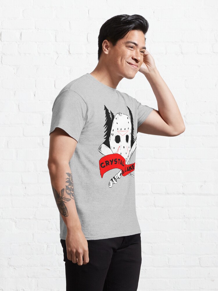 Alternate view of Crystal Lake Cross Classic T-Shirt