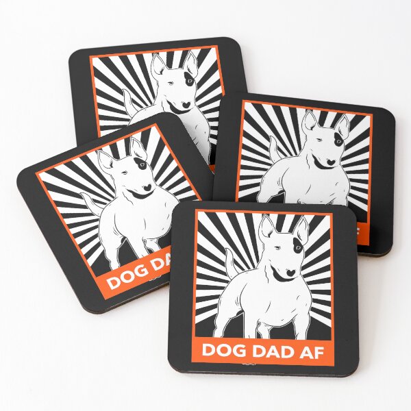 Item preview, Dog Dad AF Red designed and sold by CarpeDiemLife.