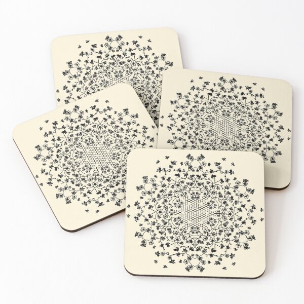 Item preview, Bee Mandala designed and sold by HappyThoughts85.