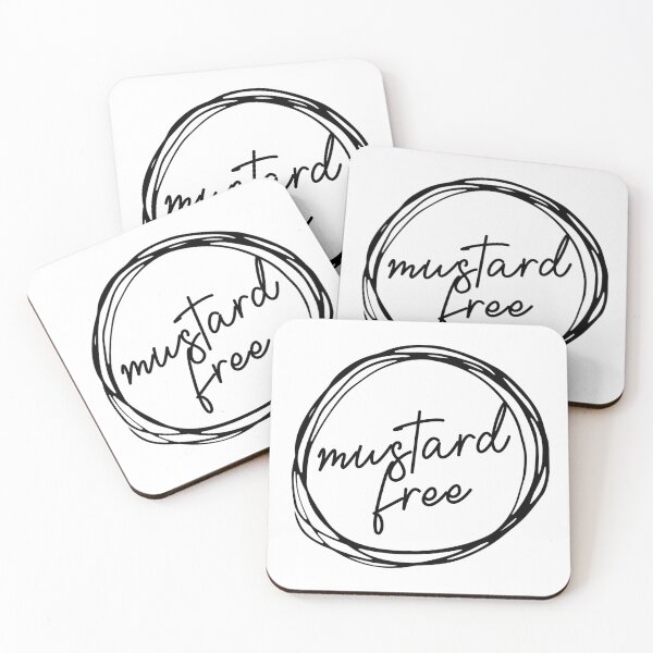 Item preview, Mustard-Free Food Allergy Awareness designed and sold by lilytepper.