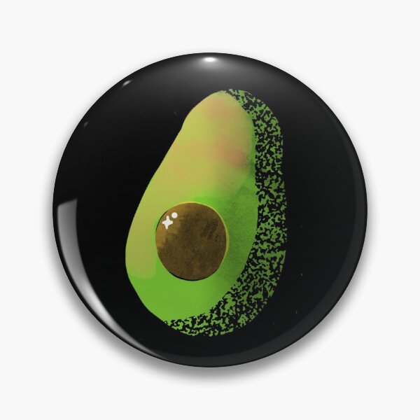Item preview, Avocado Scatter - Black designed and sold by TheCurioTable.