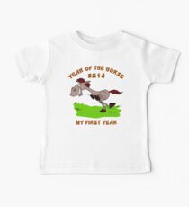 Born 2014 Year of The Horse Baby Baby Tee