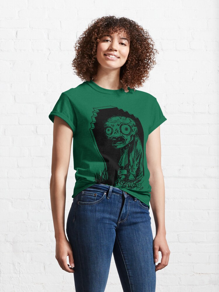 Alternate view of 8-Bit Zombie Classic T-Shirt