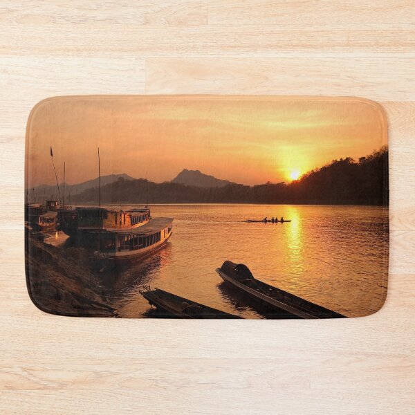 Item preview, Sunset on the Mekong River in Luang Prabang, Laos designed and sold by raisbeckfoto.