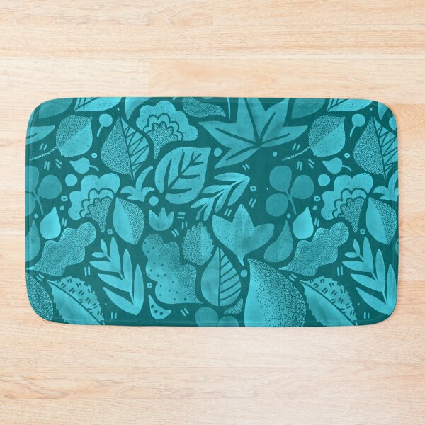 Item preview, Psychedelic Forest Pattern - Turquoise and Teal designed and sold by TheCurioTable.