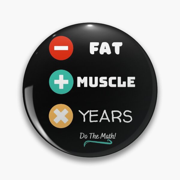 Item preview, SUBTRACT FAT, ADD MUSCLE, MULTIPLY YEARS designed and sold by CoachEkong.