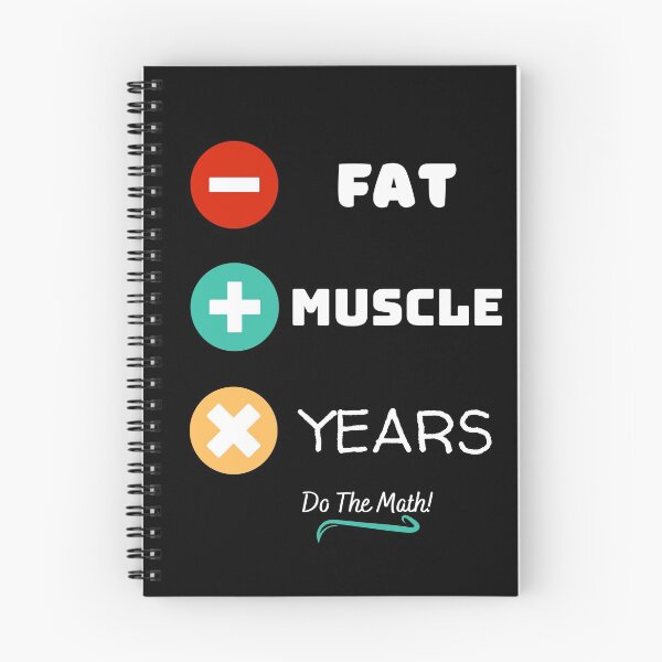 Item preview, SUBTRACT FAT, ADD MUSCLE, MULTIPLY YEARS designed and sold by CoachEkong.