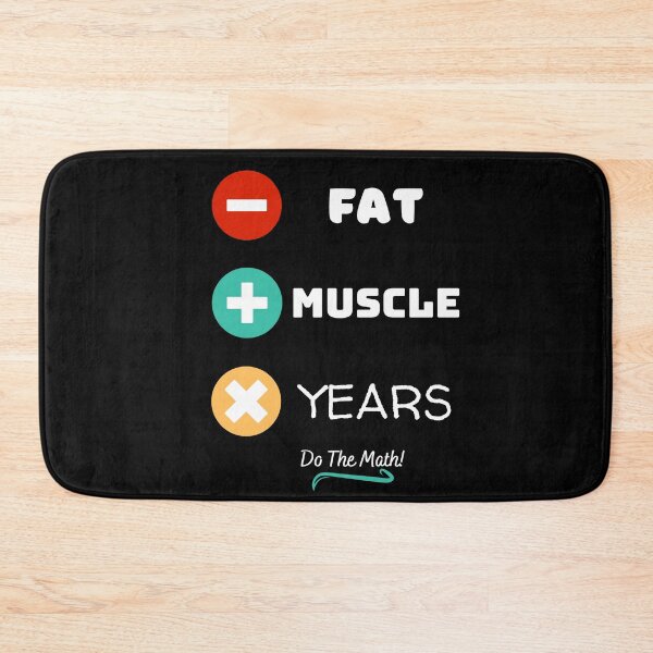 Item preview, SUBTRACT FAT, ADD MUSCLE, MULTIPLY YEARS designed and sold by CoachEkong.