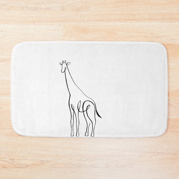 Item preview, One Line Giraffe, Minimal Line Art designed and sold by KaelaRebeccaArt.