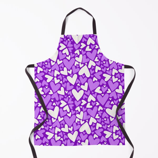 Item preview, Purple and White Hearts pattern designed and sold by digikim.
