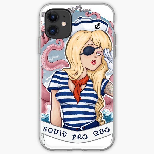 Squid Pro Quo iPhone Soft Case