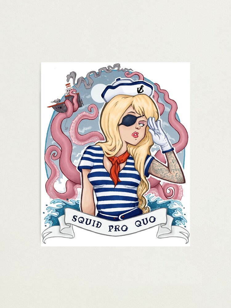 Alternate view of Squid Pro Quo Photographic Print