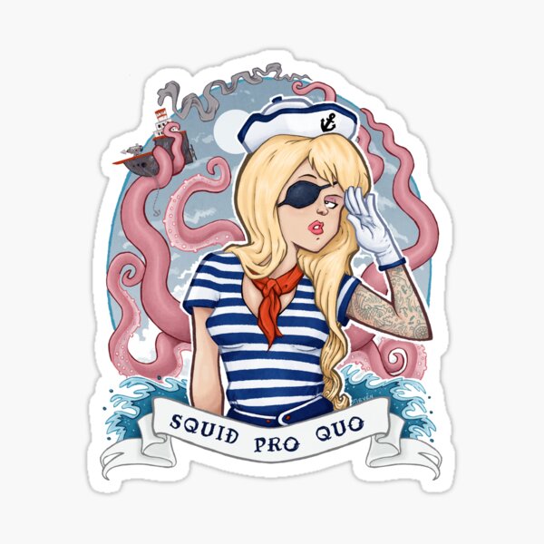 Squid Pro Quo Sticker