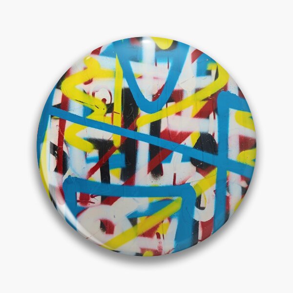Item preview, Layered City - graffiti bomb colorful abstract designed and sold by iamwessel.