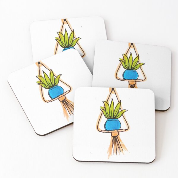 Item preview, Blue potted plant designed and sold by amandaliz15art.