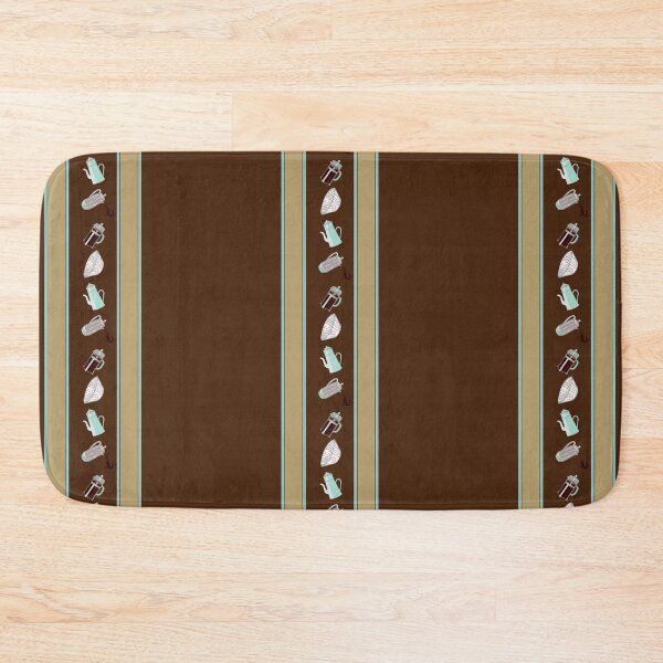 Item preview, Border- Stripes- Coffee Collection designed and sold by Eejee-SK.