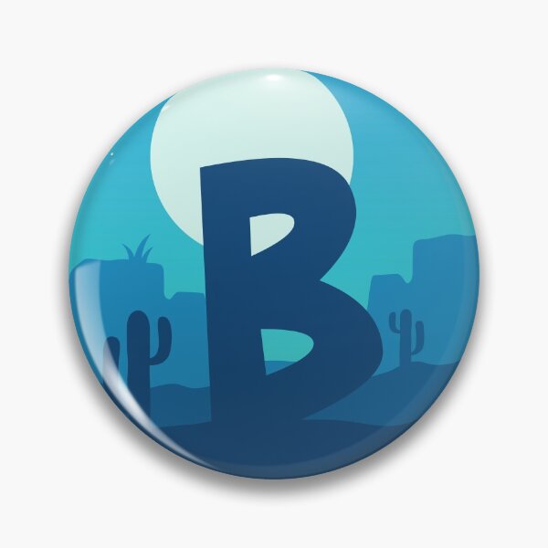 Artikelvorschau, Letter B - Blue Sky at Night entworfen und verkauft von pixelinga.