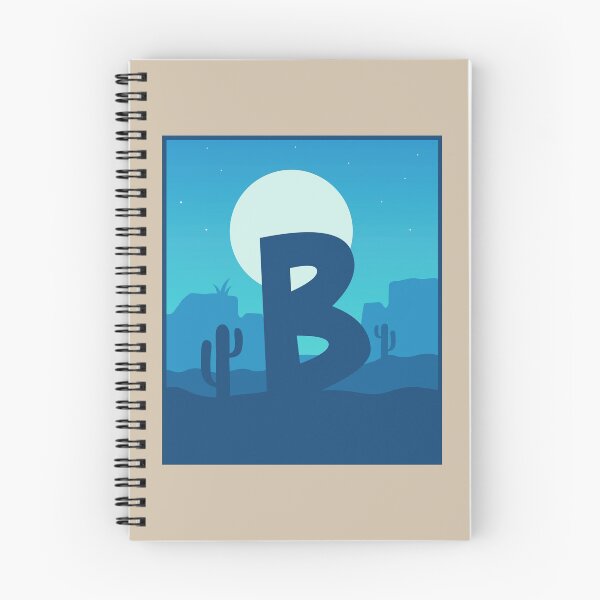 Item preview, Letter B - Blue Sky at Night designed and sold by pixelinga.