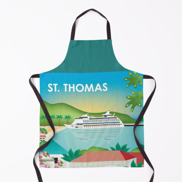 Item preview, St.Thomas - Skyline Illustration by Loose Petals designed and sold by LoosePetals.