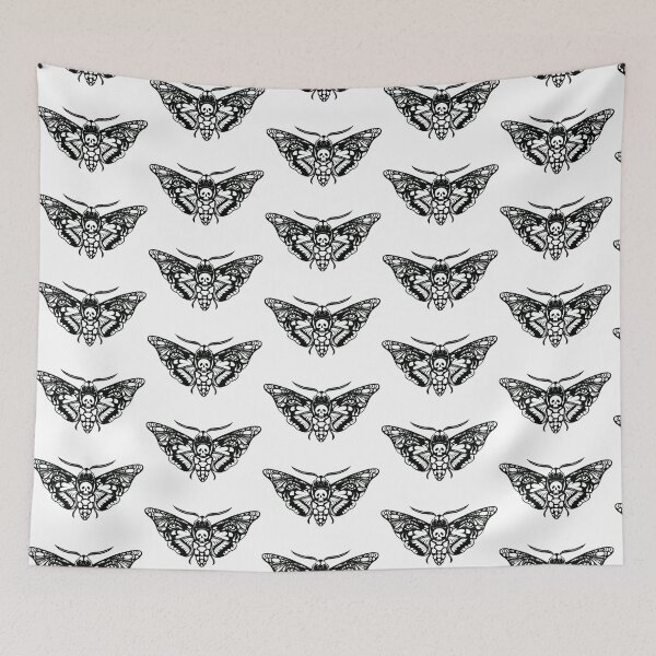 Item preview, Skull Moth (black) designed and sold by LunaLovesTea.