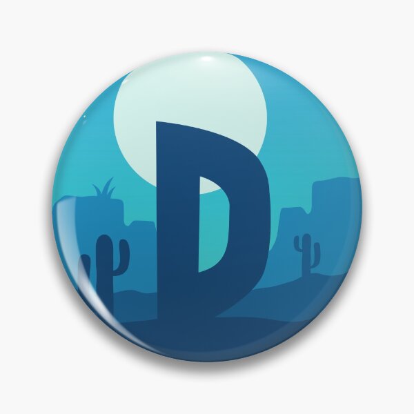 Item preview, Letter D - Blue Sky at Night designed and sold by pixelinga.