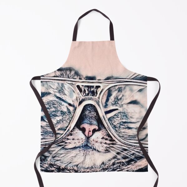 Item preview, Funny Cat with glasses facemask Design designed and sold by bobla25.