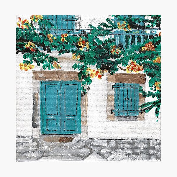 Aperçu de l'œuvre Porte turquoise créée et vendue par ktauerswald.