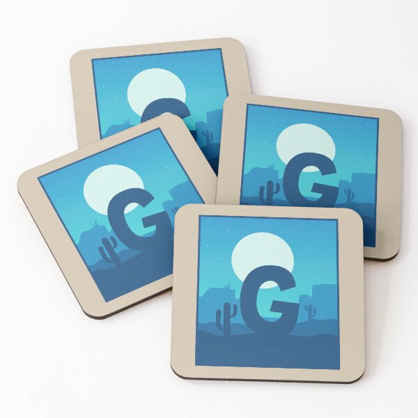 Item preview, Letter G - Blue Sky at Night designed and sold by pixelinga.