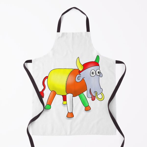 Item preview, Steel Drum Colourful Yellow cow designed and sold by Stus RoadTrips.