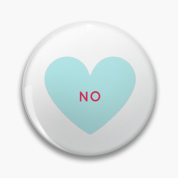 Item preview, "No" Conversation Heart designed and sold by Ginial.