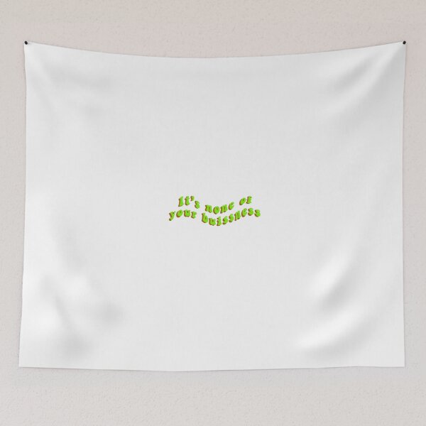 Item preview, It’s none of your buissness Harry styles kiwi sticker designed and sold by Courtney Weber.