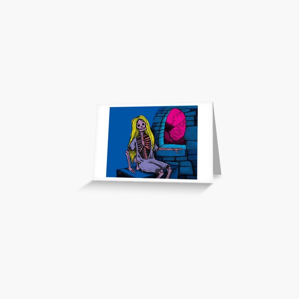 Zombie Rapunzel Greeting Card