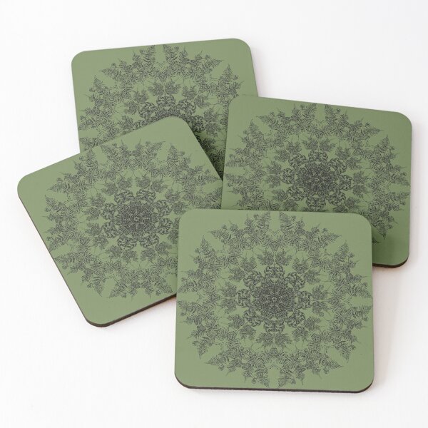 Item preview, Ferns Mandala designed and sold by HappyThoughts85.