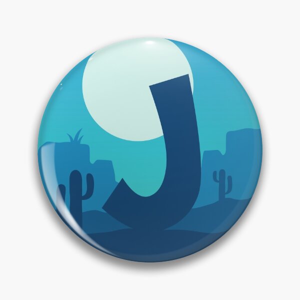 Item preview, Letter J - Blue Sky at Night designed and sold by pixelinga.