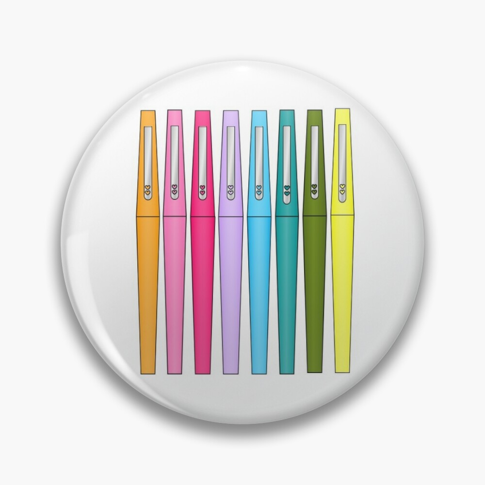 Flair Pens - Teach the Rainbow Sticker for Sale by