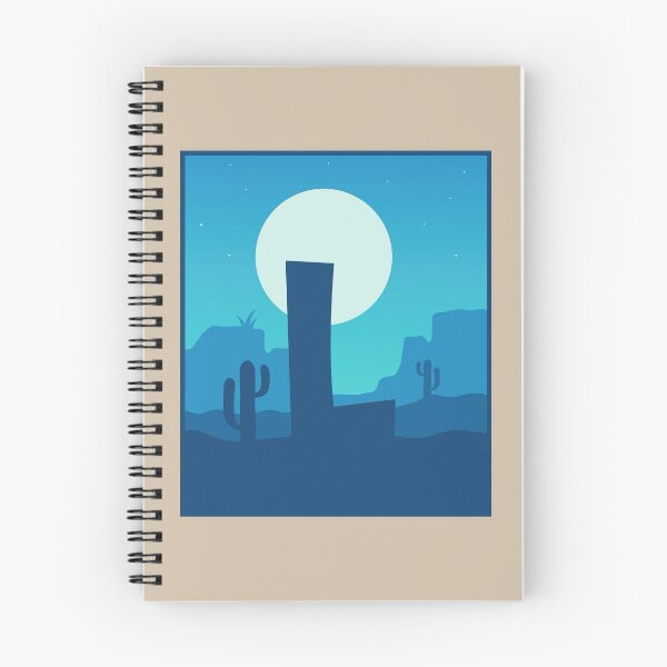 Artikelvorschau, Letter L - Blue Sky at Night entworfen und verkauft von pixelinga.