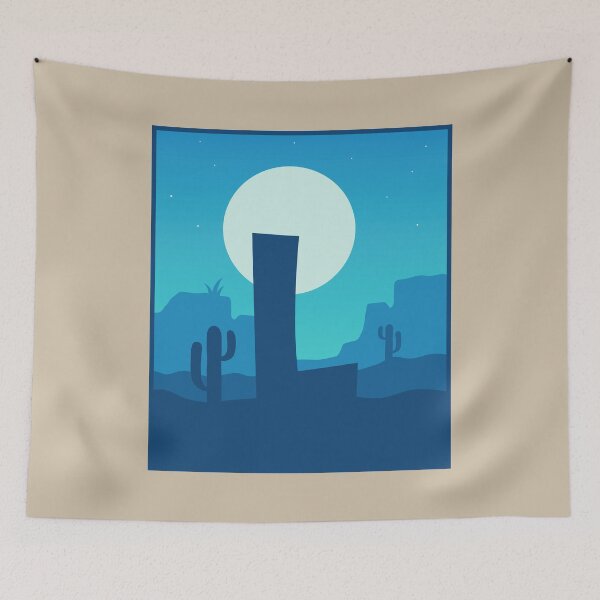 Item preview, Letter L - Blue Sky at Night designed and sold by pixelinga.