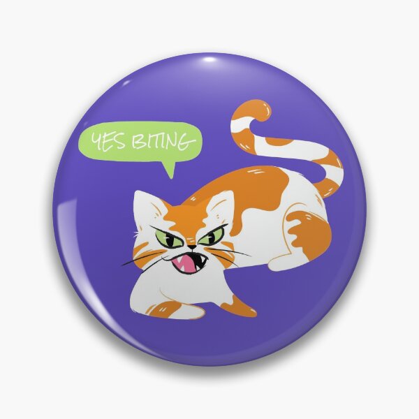 Item preview, Yes Biting Cat designed and sold by cvt01.