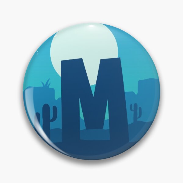 Item preview, Letter M - Blue Sky at Night designed and sold by pixelinga.